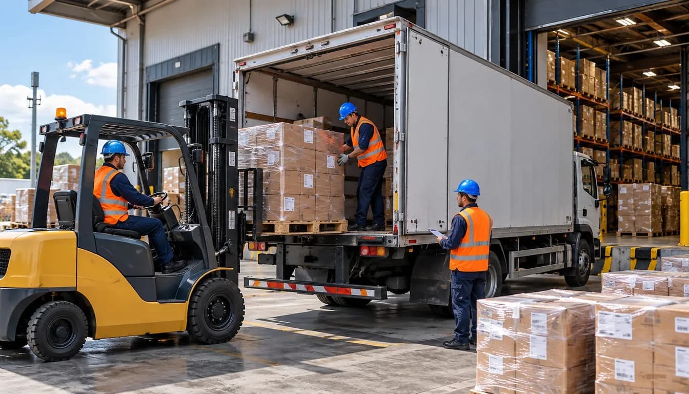 Transporte de carga en ruta para distribución